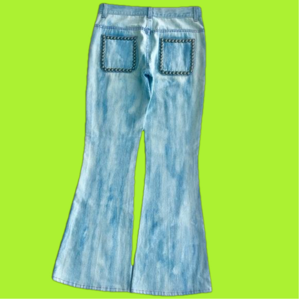STUDDED GUCCI JEANS SZ 24 NWT - Picture 6 of 14